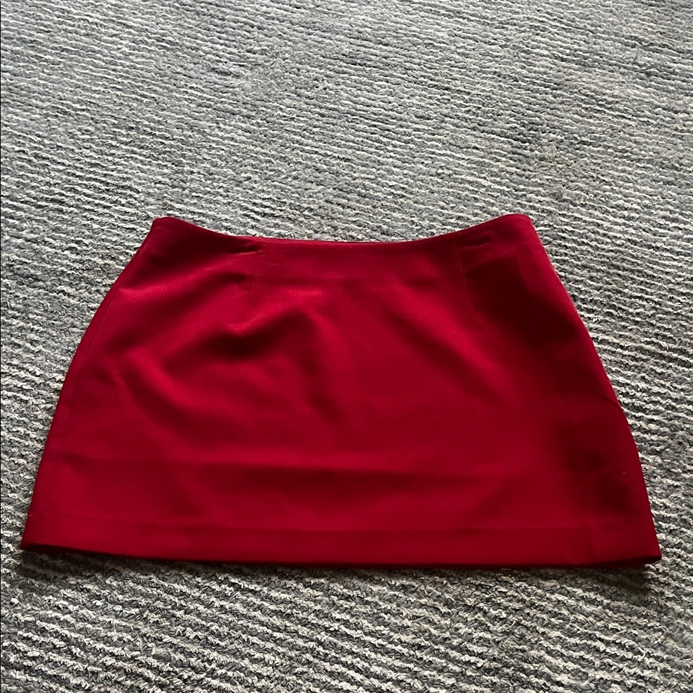 ASOS Vibrant Red Mini Skirt